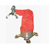 Robot corta cabeza porcino