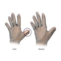 Reparacin de guantes de malla