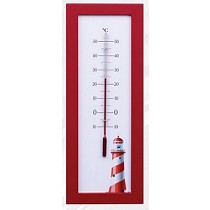 Termmetro moldura de madera