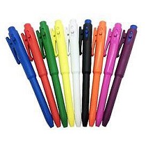 Boligrafo detectable retractil