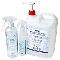 Producto para la limpieza preventiva de superficies