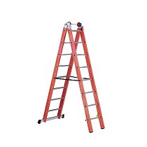 Escaleras de fibra de vidrio de 2 tramos