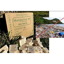 Margarina en envase compostable