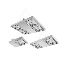 Luminaria industrial de suspensin y para adosar en techo