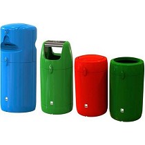 Papeleras de plstico de exterior