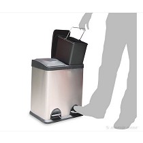 Papelera multi-residuo con pedal