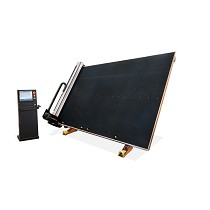 Mesa de corte hidrulica basculante para vidrio