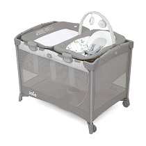 Cuna de viaje con cambiador, hamaca y balancn