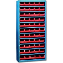 Armarios y estanteras con cubetas