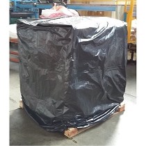 Fundas negras cubrepalets