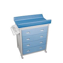 Baera cambiador cajones azules