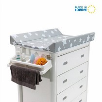 Baera cambiador cajones blancos