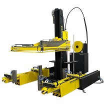 Flejadora horizontal con aplicador de cantoneras automtico