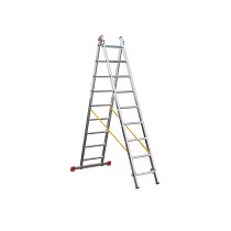 Escaleras domsticas de aluminio de dos tramos