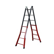 Escaleras de tijera telescpica de hierro