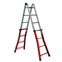 Escaleras mixtas de acero y aluminio