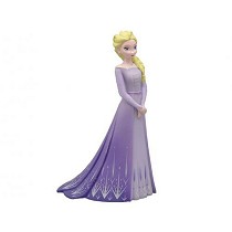 Figura Elsa con vestido violeta