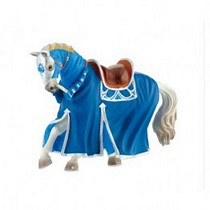 Figura caballo azul torneo