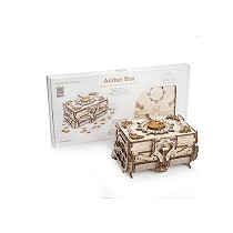 Cofrecito de perlas de ambar