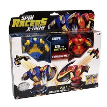 Pack de 2 Spin Racers-Knife y Firebreath