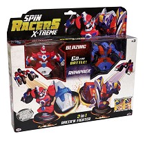 Pack de 2 Spin Racers- Blazing y Rampage