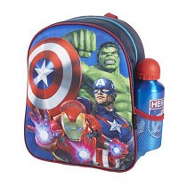 Mochila guardera con accesorios Avengers