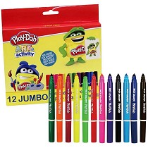 Pack de 12 Rotuladores Gruesos de Colores para Nios