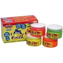 Pinturas de Dedos Fluorescente Jumbo