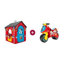 PACK CASA DE JUGUETE Y CORREPASILLOS MICKEY MOUSE