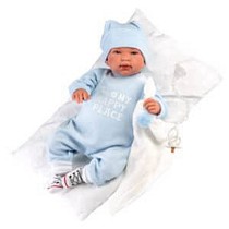 Mueco que llora 44 cm.