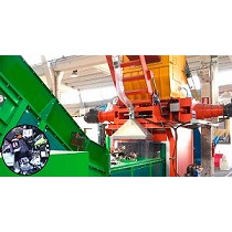 Planta de reciclado para aparatos elctricos y electrnicos