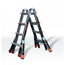 Escaleras de fibra telescpica multiposiciones