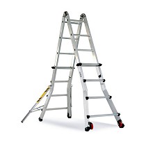 Escaleras con estabilizadores telescpicos