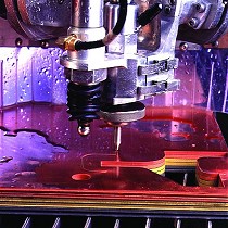 Mquina de corte por chorro de agua