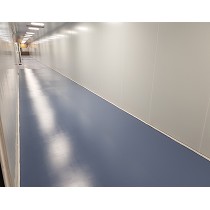 Pavimento continuo en base a resina antimicrobiano