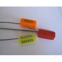 Precinto de seguridad con cable ajustable