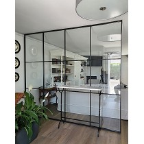 Marco perimetral para puertas correderas de vidrio