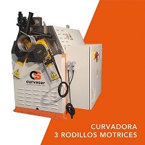 Curvadoras de 3 rodillos - curvado cnc en monopasada