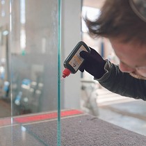 Sistema de encolacin para vidrio