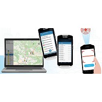 App mvil de servicio de vigilancia discontinua