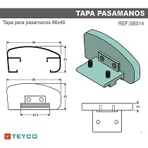 Tapa pasamanos