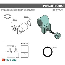 Pinza tubo