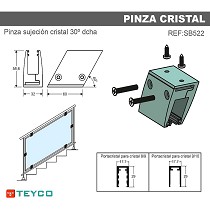 Pinza cristal