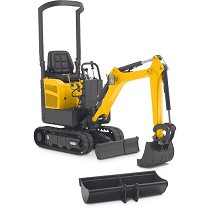 Alquiler de miniexcavadoras con toldo