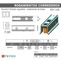 Rodamiento carcasa aluminio tandem
