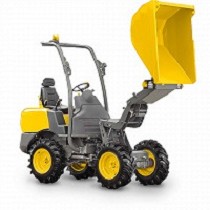 Alquiler de dmper de descarga frontal