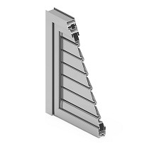 Sistema de contraventana practicable, corredera o plegable