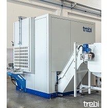 Mquina de rebabado flexible directamente en la clula de fundicin de piezas