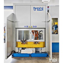 Clula de rebabado de piezas de fundicin de hierro