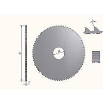 Hojas de sierra de metal duro
